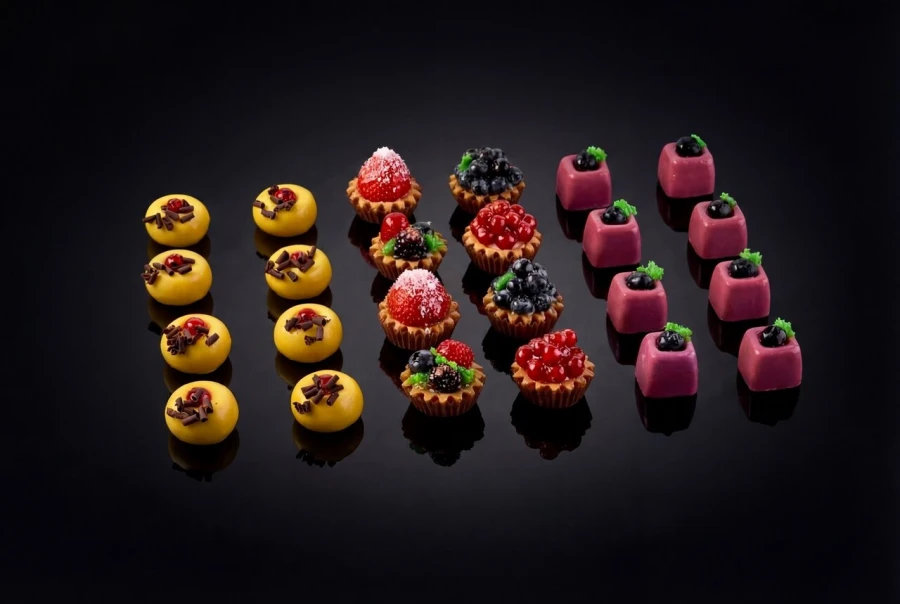 Набор пирожных «Berry pleasure», 24 шт
