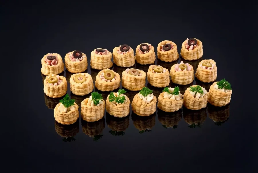 Волованы с мясным ассорти, 24 шт