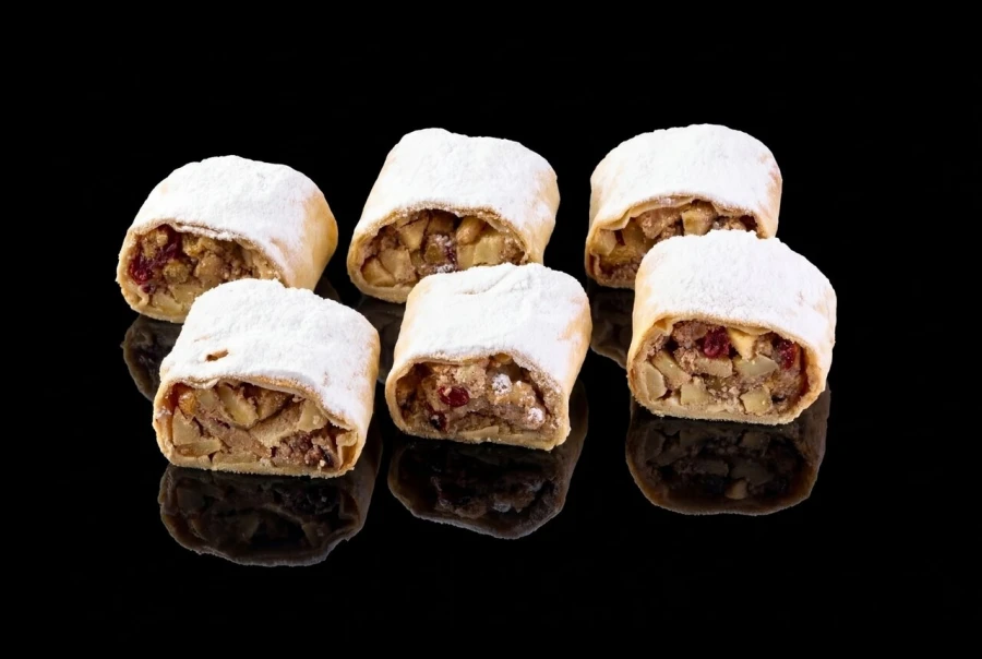Штрудель яблочный (постный), 6 шт