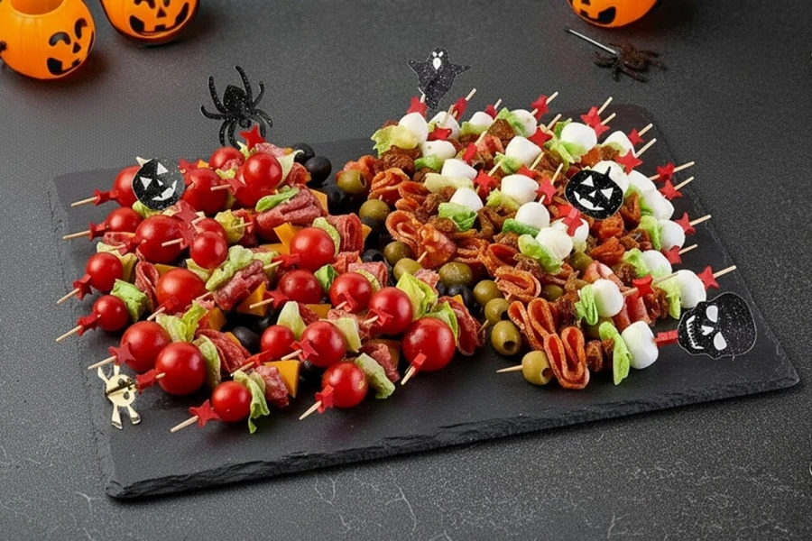 Ассорти закусок «Антипасти Альфредо» (Halloween), 50 шт