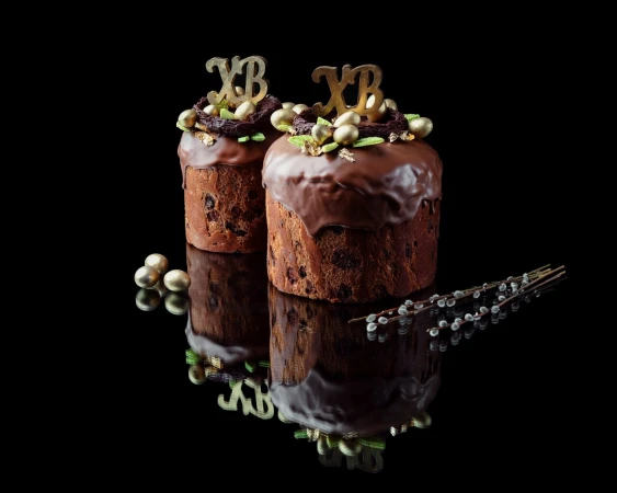 Пасхальный шоколадный кулич, 1180 гр.