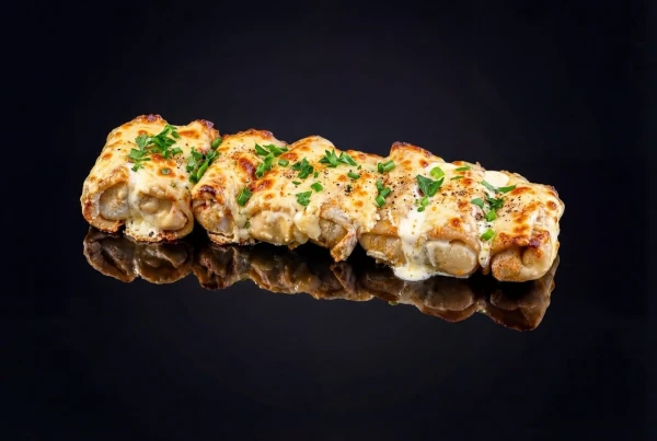 Запеченные блинчики с мясом, 8 шт