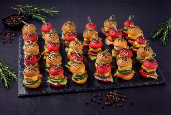 Нано бургеры со свининой и с курицей, 30 шт