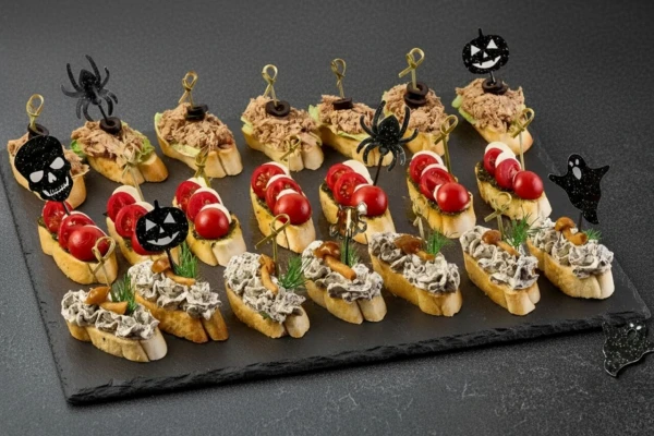 Микс из брускетт (Halloween), 18 шт