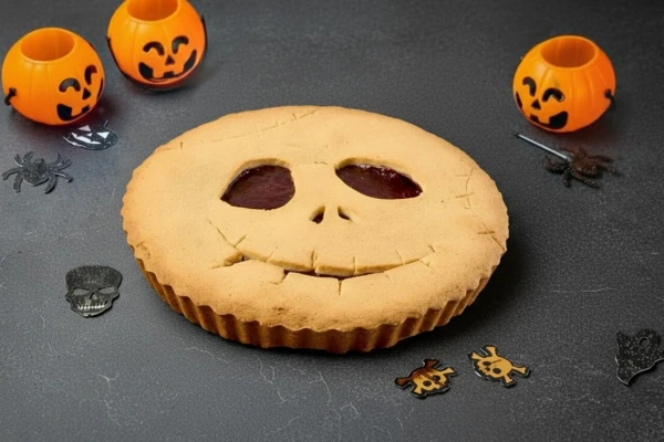Пирог «Skeleton Jack» с клубникой