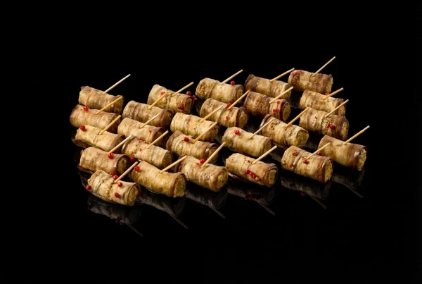 Восточные рулетики из баклажана, 25 шт