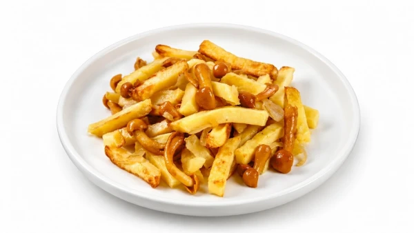 Жареный картофель с грибами
