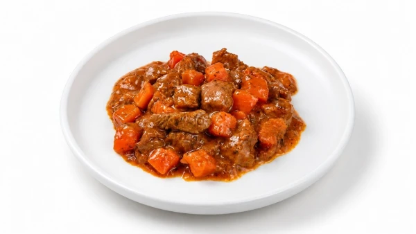 Гуляш из свинины со сладким перцем