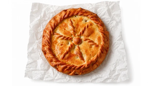 Пирог с курицей и картофелем