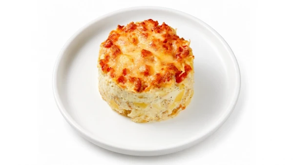 Рыба запеченная с картофелем и томатами