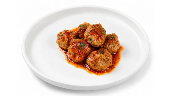 Мясные фрикадельки с соусом