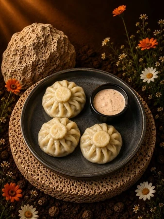 Хинкали с курицей и грибами 3 шт
