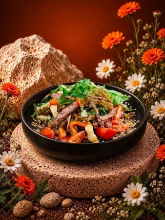 Салат с Говядиной