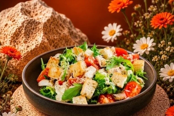 Цезарь с курицей
