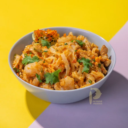 Пад-тай с креветкой и курицей