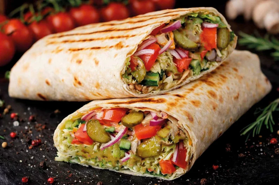 Шаурма Сырная с овощами 350 г