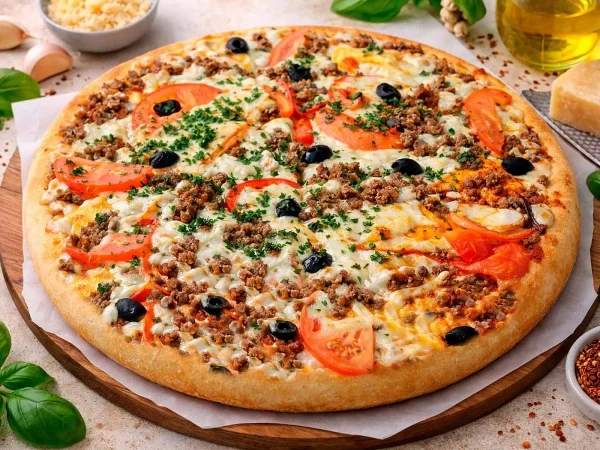 Пицца Мясная на пышном тесте 30 см