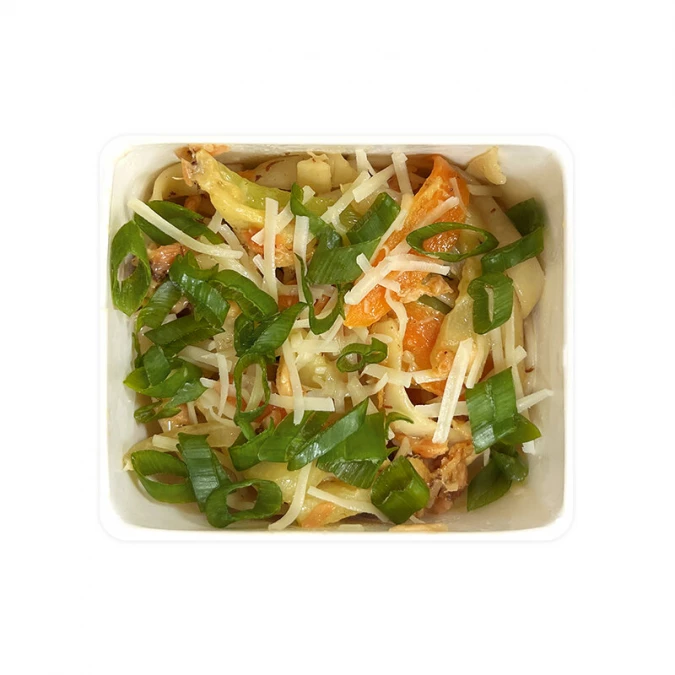 WOK с лососем