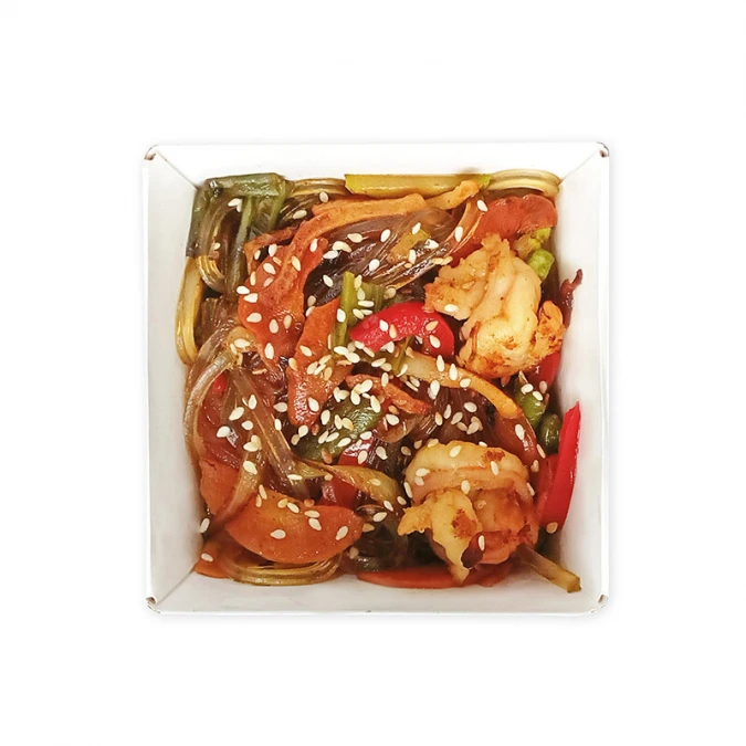 WOK с морепродуктами