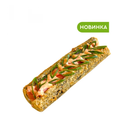 Ролл-дог с лососем