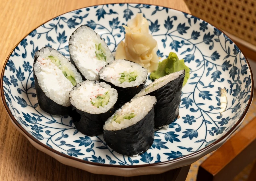 Сливочный с огурцом и крабом