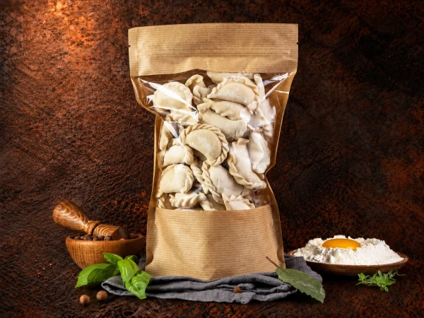 Вареники с вареным картофелем и грибами 