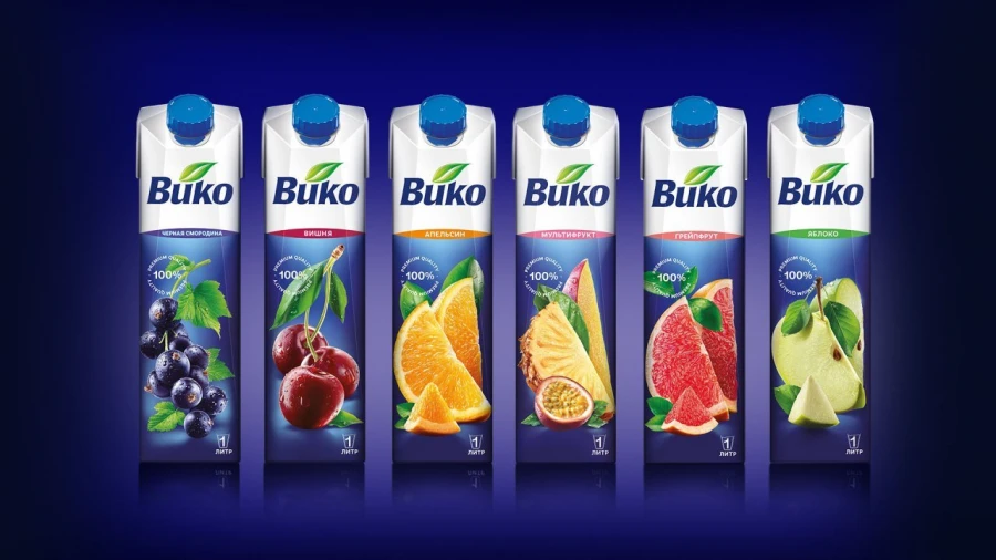 Соки "Вико" 1 лир