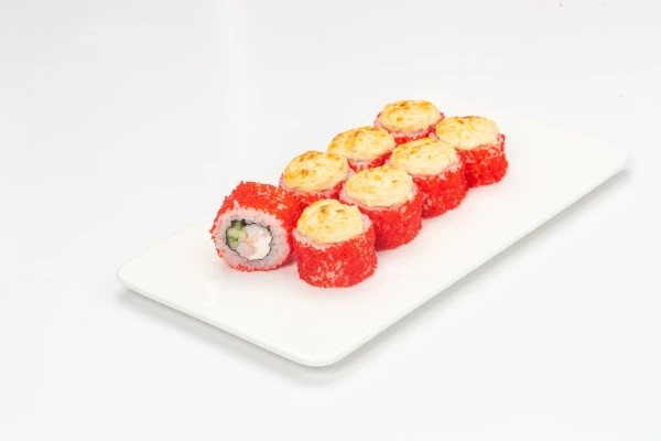 Запечённый с креветкой