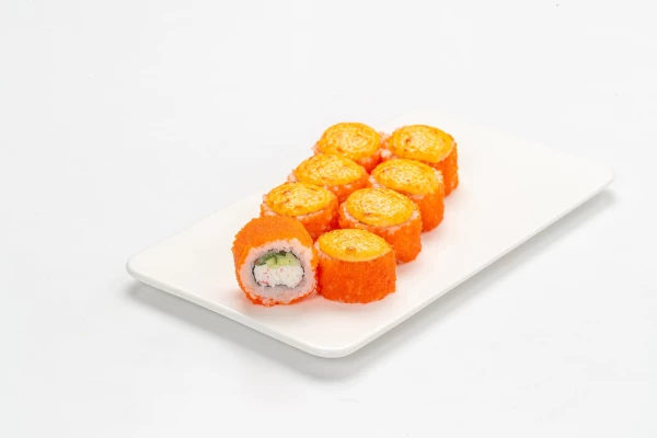 Запечённый  сурими с острым соусом