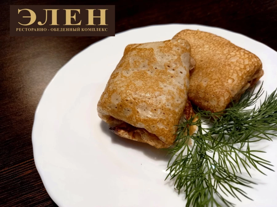 Блинчик с яйцом