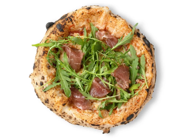 C прошутто и трюфельным маслом