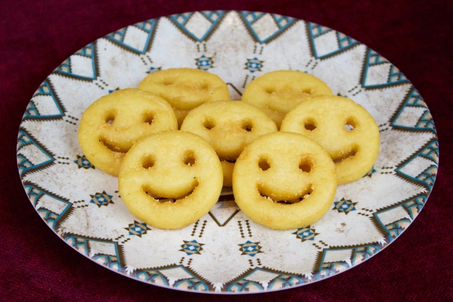 Картофельные смайлики