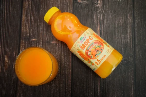 Морс облепиховый, 0.5 л.