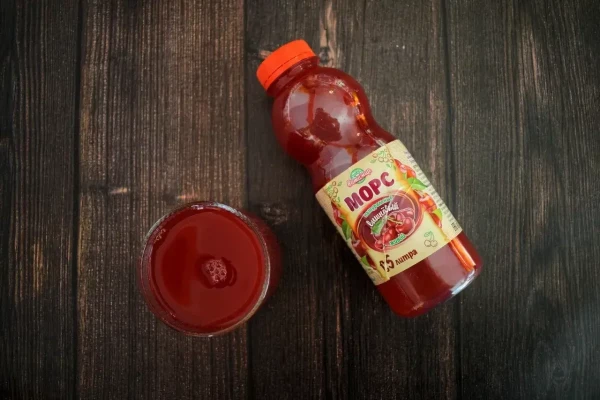 Морс вишневый, 0.5 л.