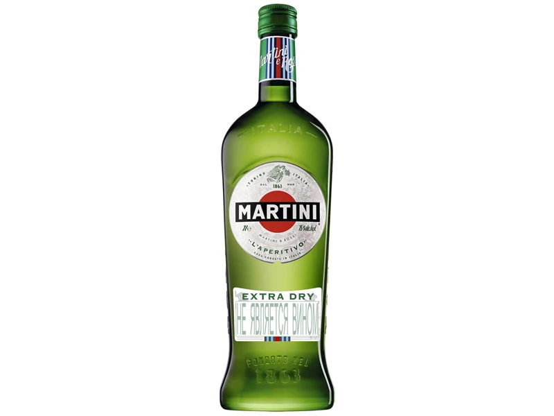 "Martini Extra Dry" сухой белый, Италия, 50мл