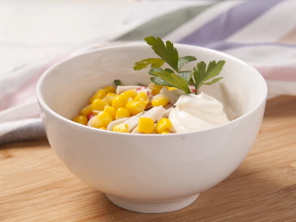 #Крабовый с кукурузой салат