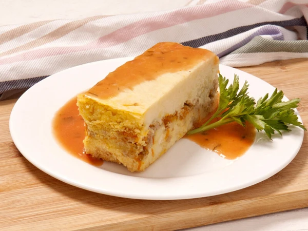 #Запеканка картофельная с мясом