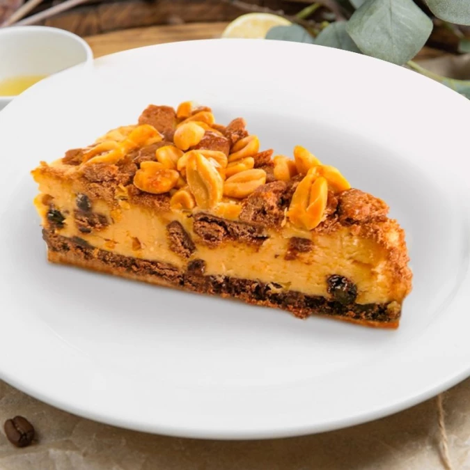 Чизкейк с арахисом