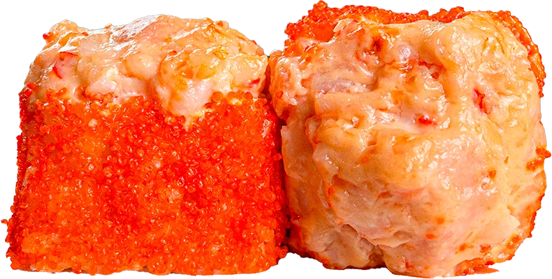 Запеченный с  лососем и креветкой