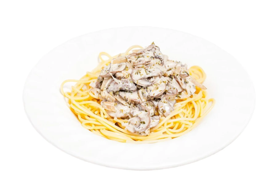 Спагетти с грибами