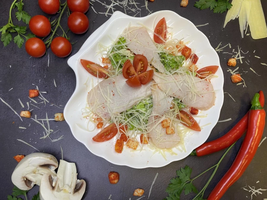 №254 Салат Цезарь с курицей