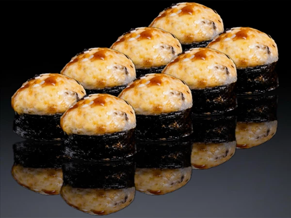 Запечённый ролл с курицей 8шт