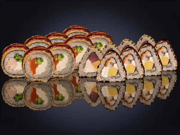 Комбо-сет Хот БигМаки и Аляска 16шт