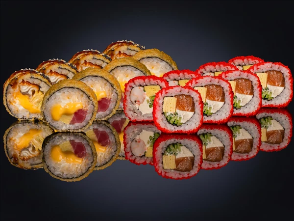 Комбо-сет Хот ролл и Калифорния 16шт