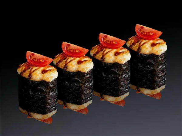 Запечённые гунканы с курицей 4шт