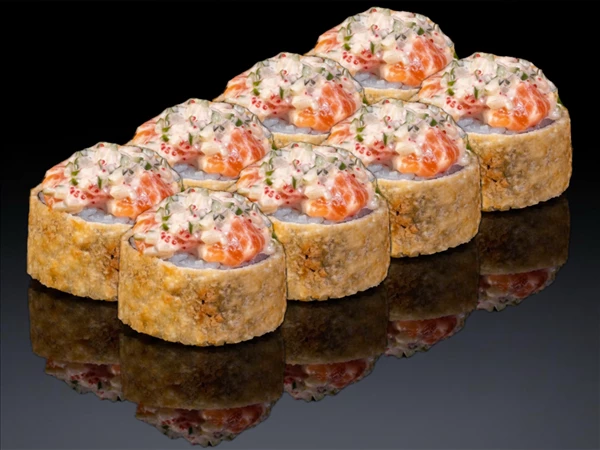 Хот тартар с лососем 8шт