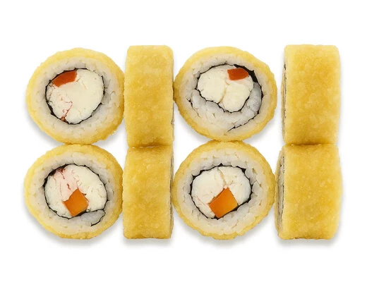 Краб в темпуре ролл