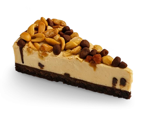 Чизкейк карамельный с арахисом