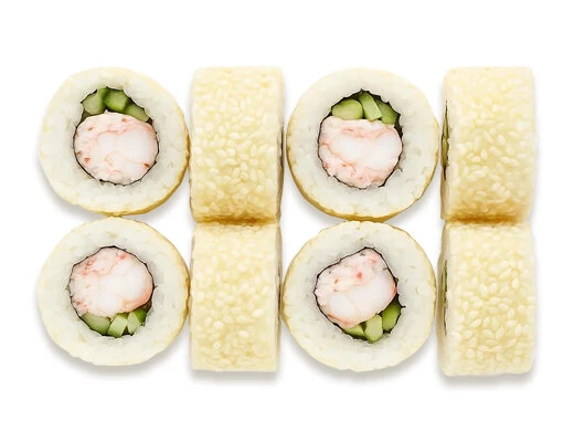 Калифорния с креветкой ролл