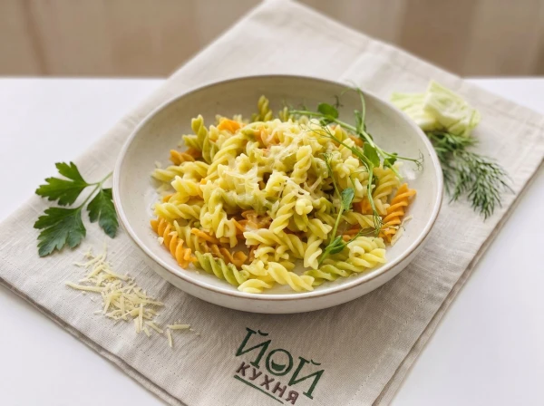 МАКАРОНЫ "ФУЗИЛЛИ" ПОД СЫРОМ
